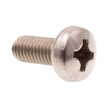 Prime-Line Machine Screw, Metric Pan Head Phil Drive M8-1.25 X 18MM A2-70 Stainless Steel 10PK 9131771